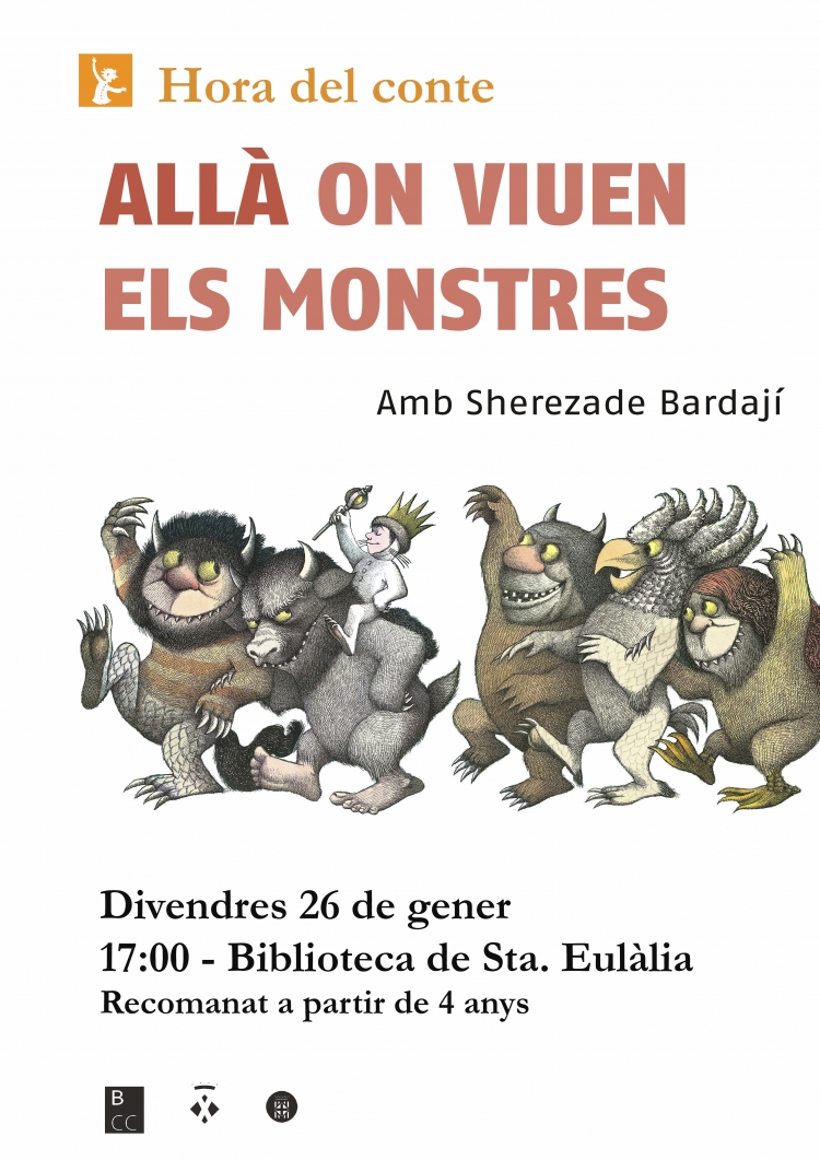 Hora del conte: "Allà on viuen els monstres" amb Sherezade Bardají